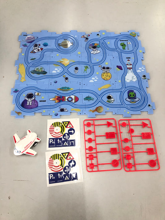 Children’s Puzzle Electric Railroad Speeder DIY Toy