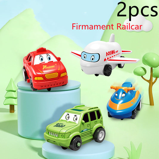 Children’s Puzzle Electric Railroad Speeder DIY Toy