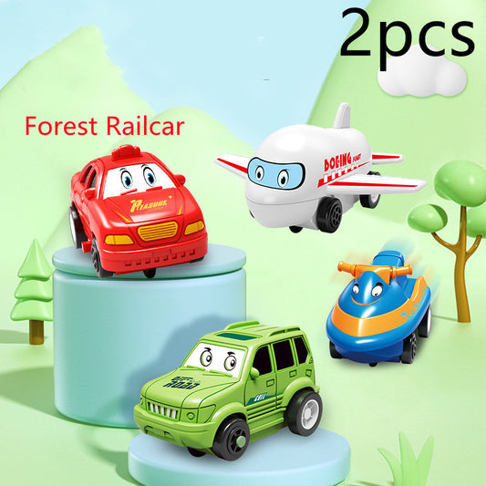 Children’s Puzzle Electric Railroad Speeder DIY Toy