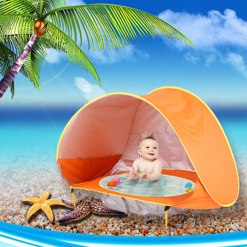 SunBub – Pop-up Baby Strandtent met Badje