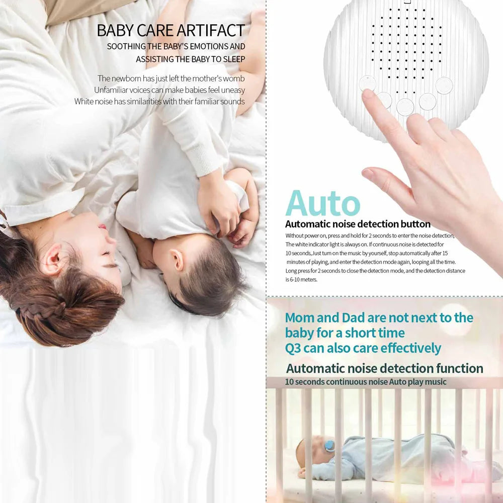 White Noise Slaapmachine voor Baby's