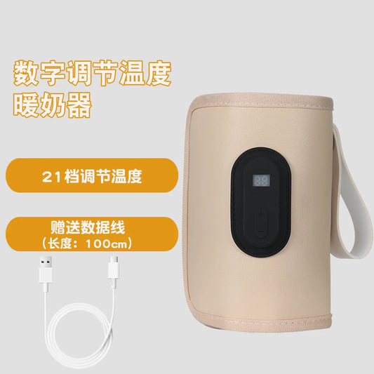 Draagbare USB Flessenwarmer voor Onderweg