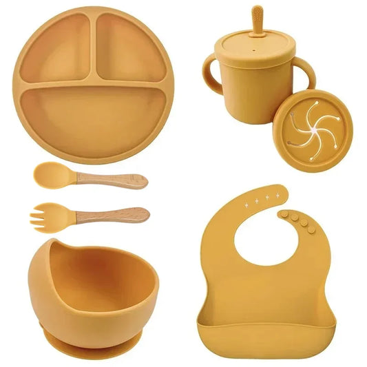 Siliconen Kinder Serviesset – Complete Eetset