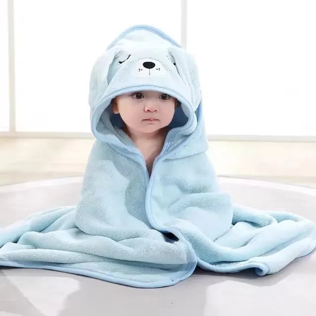 Baby Badcape met Capuchon – Zacht & Warm
