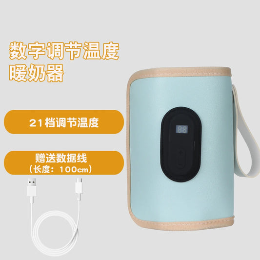 Draagbare USB Flessenwarmer voor Onderweg