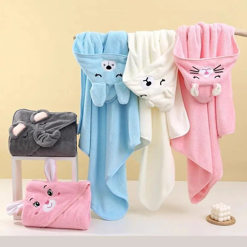 Baby Badcape met Capuchon – Zacht & Warm