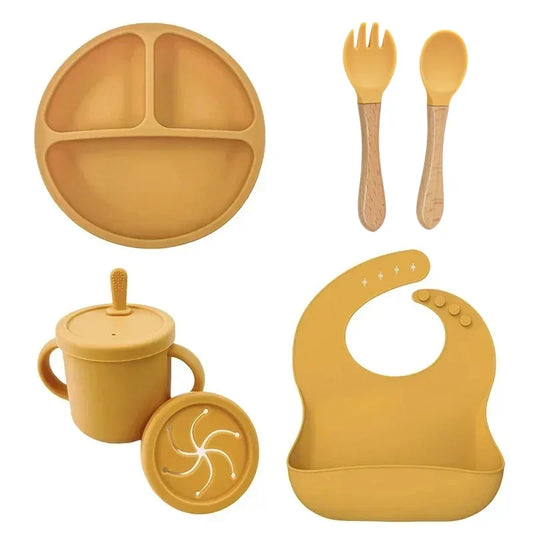 Siliconen Kinder Serviesset – Complete Eetset