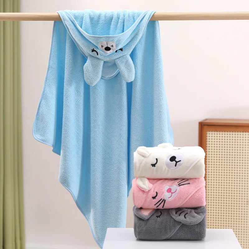 Baby Badcape met Capuchon – Zacht & Warm