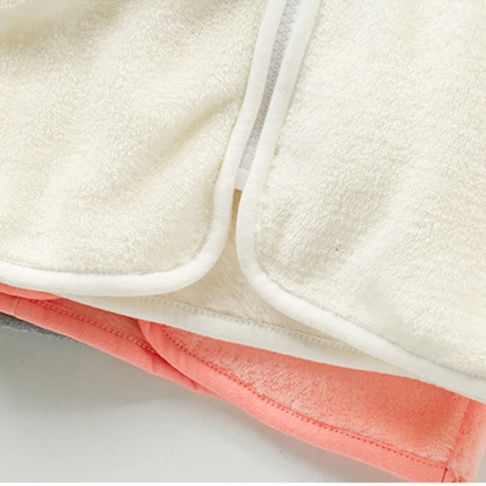 Warme Fleece Babyjas met Capuchon