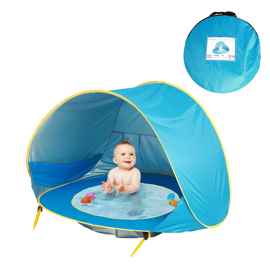 SunBub – Pop-up Baby Strandtent met Badje