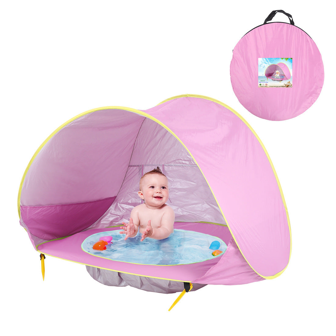 SunBub – Pop-up Baby Strandtent met Badje