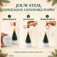 Kerstboom Recorder in Stolp