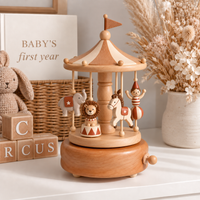 Moebie’s Houten Muzikale Carrousel 🎠