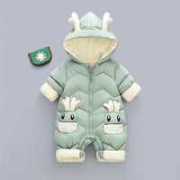 Warme Baby Winteroverall met Capuchon