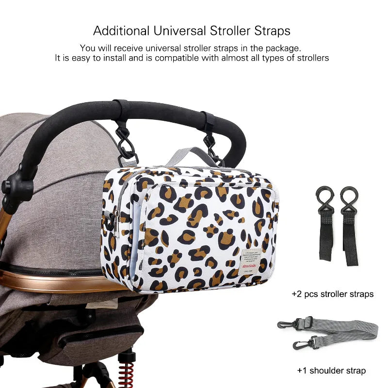Grote Kinderwagen Organizer met Opbergtas