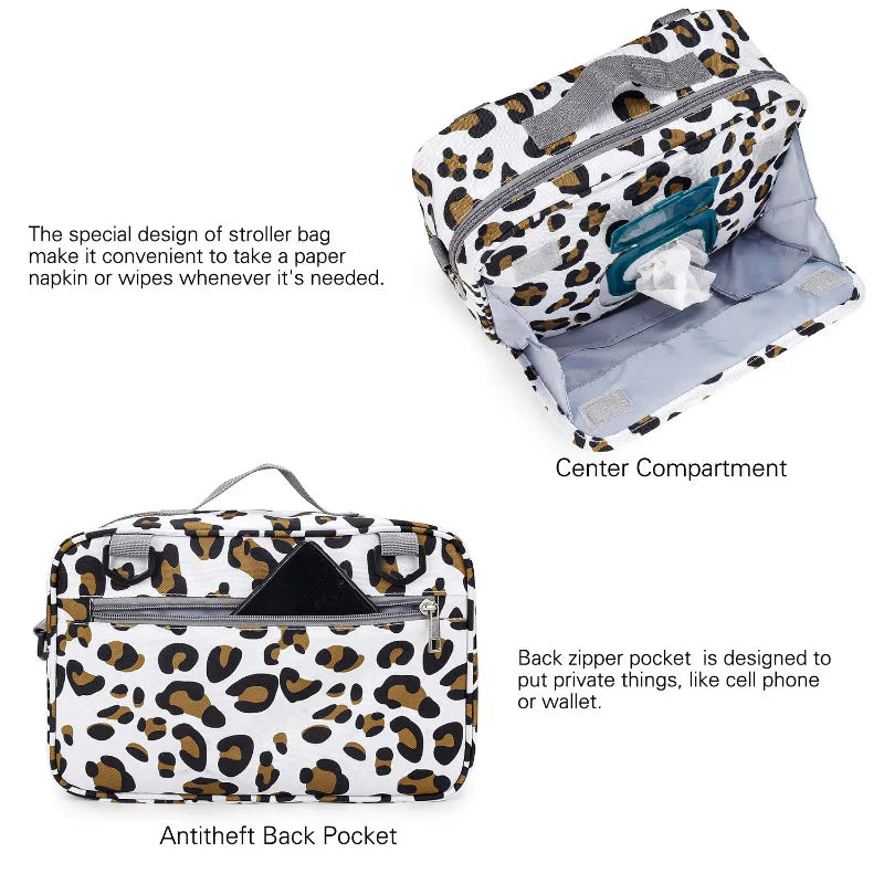 Grote Kinderwagen Organizer met Opbergtas