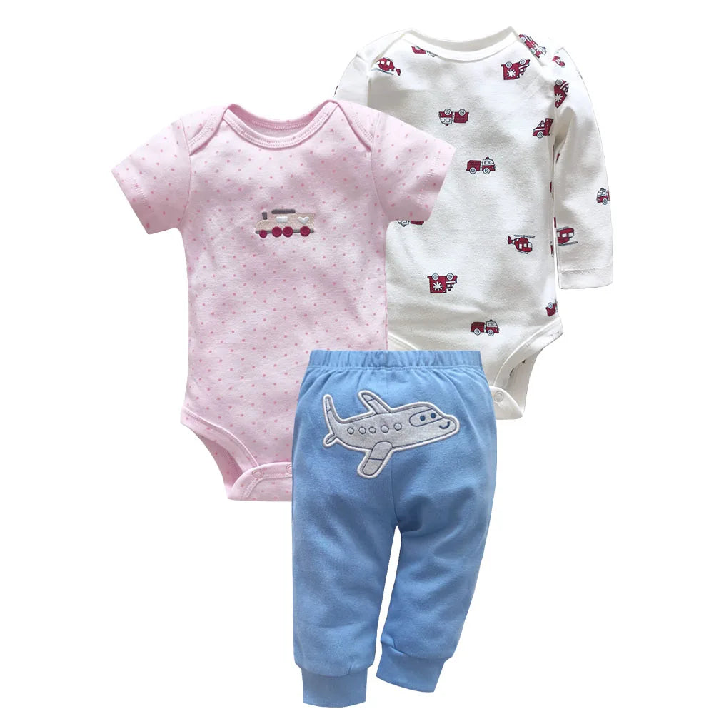 2-delige Baby Kledingset van 100% Katoen