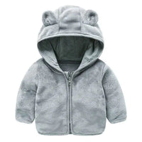 Warme Fleece Babyjas met Capuchon
