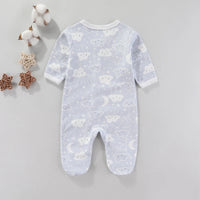Zachte Katoenen Baby Romper met Lange Mouwen