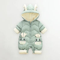 Warme Baby Winteroverall met Capuchon