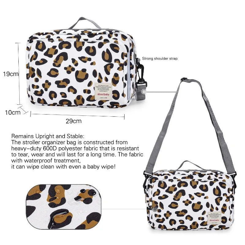 Grote Kinderwagen Organizer met Opbergtas
