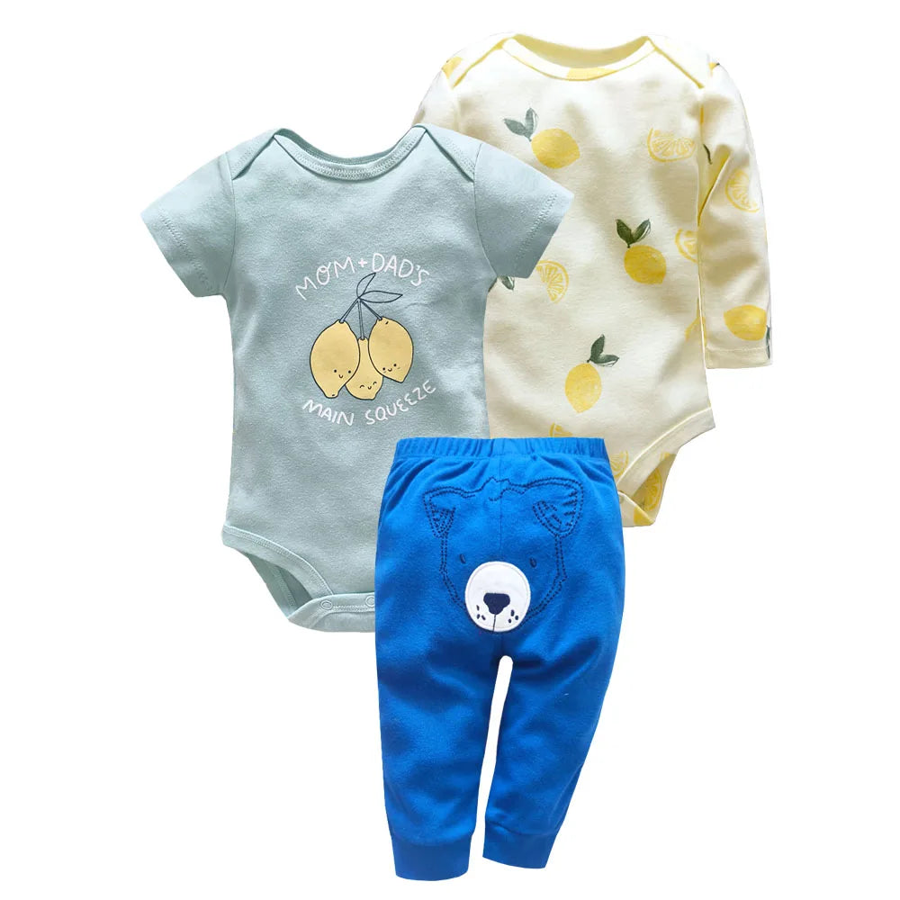 2-delige Baby Kledingset van 100% Katoen
