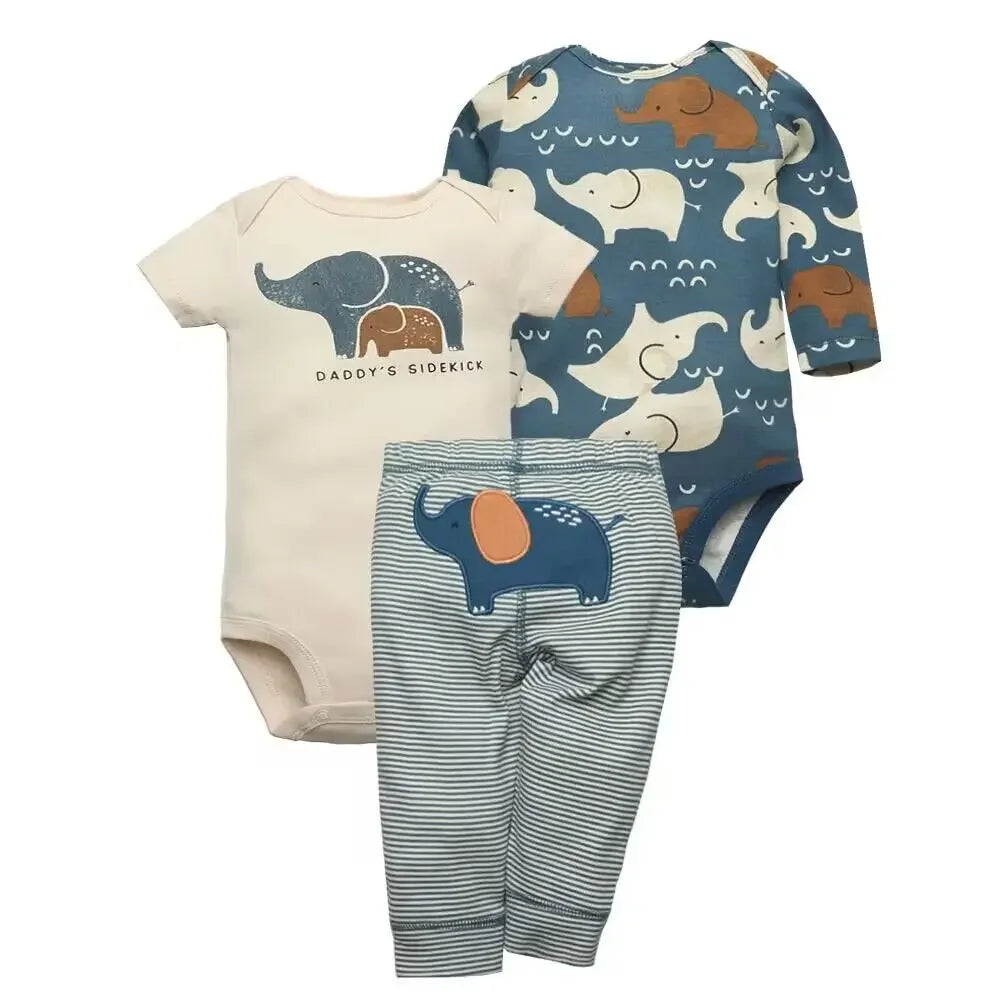 3-delige Katoenen Babyset