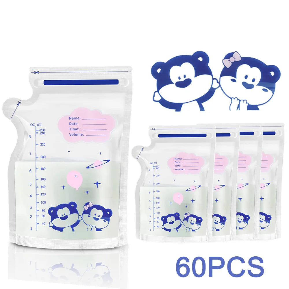 Bewaarzakjes voor Borstvoeding (30 of 60 stuks)
