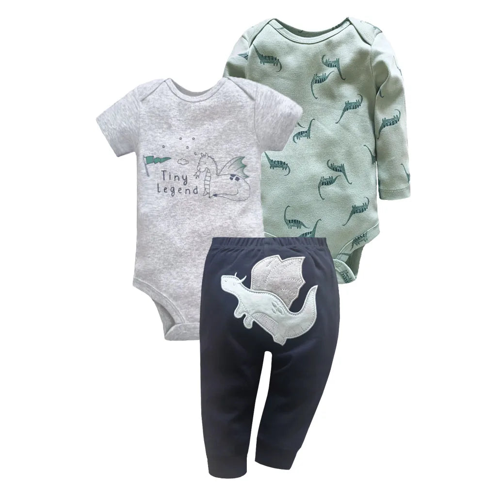 2-delige Baby Kledingset van 100% Katoen