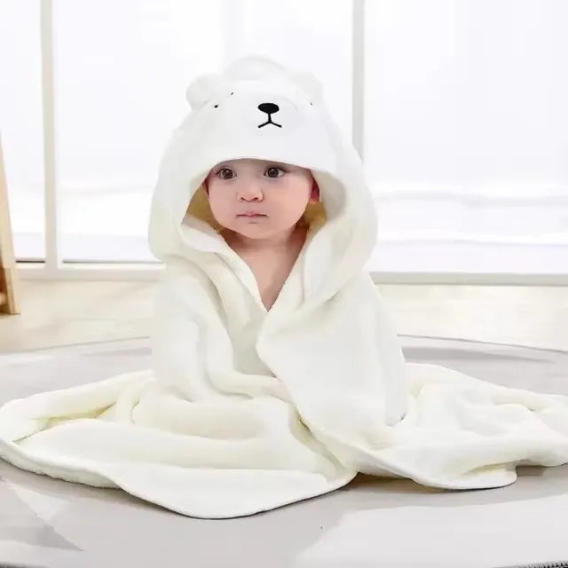 Baby Badcape met Capuchon – Zacht & Warm
