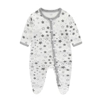 Zachte Katoenen Baby Romper met Lange Mouwen