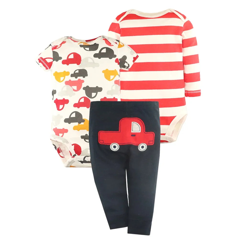 3-delige Katoenen Babyset