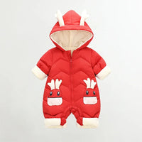 Warme Baby Winteroverall met Capuchon