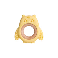 Siliconen Uil Bijtring met Houten Ring