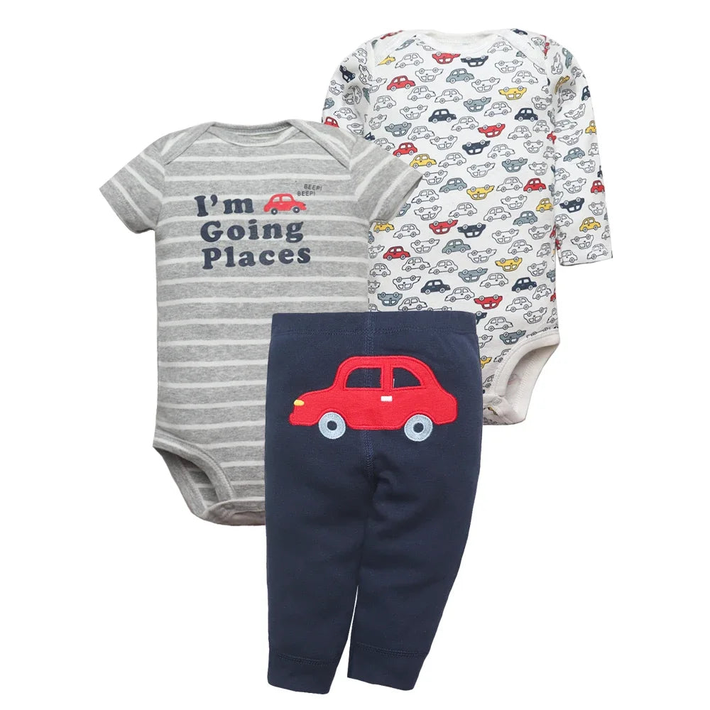 3-delige Katoenen Babyset