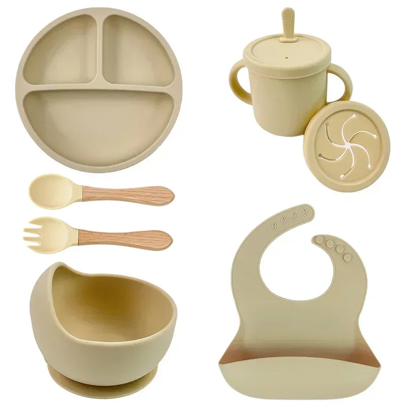 Siliconen Kinder Serviesset – Complete Eetset