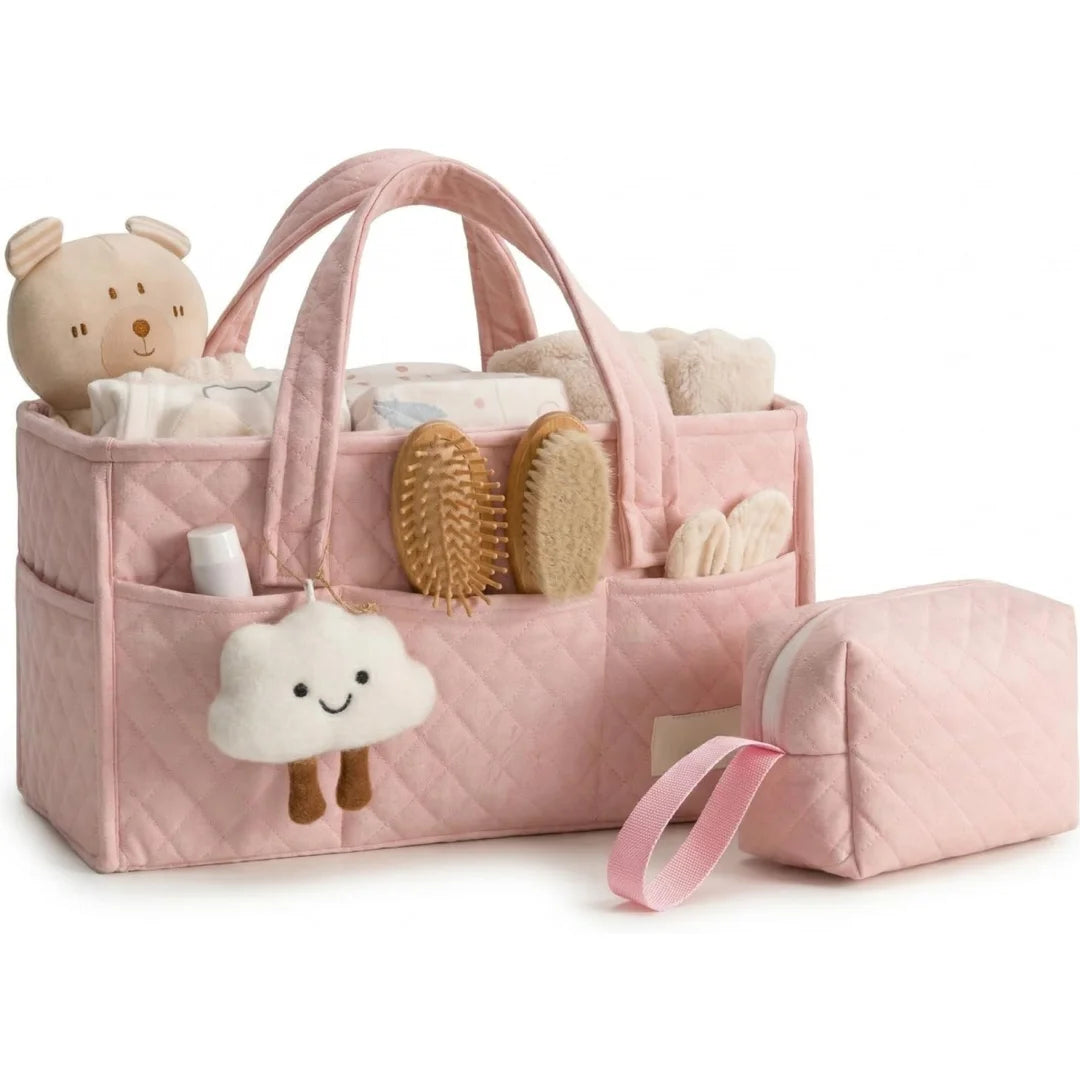 Baby Organizer Mand met Opbergvakken