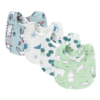 4-delige Set Baby Slabbetjes