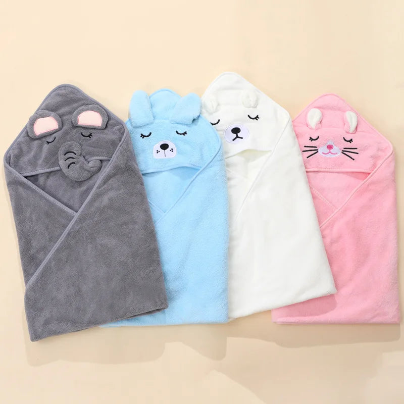 Baby Badcape met Capuchon – Zacht & Warm