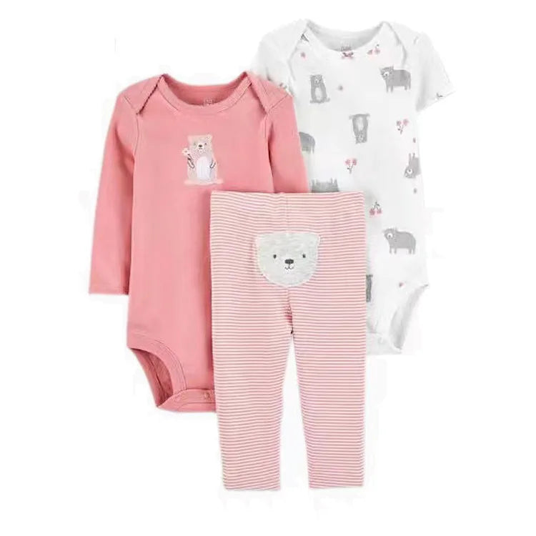 3-delige Katoenen Babyset