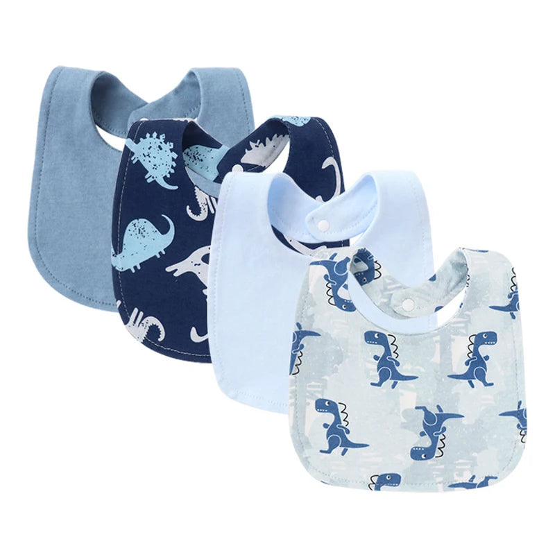 4-delige Set Baby Slabbetjes